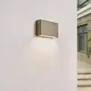 Image de Arcchio Applique d'extérieur LED Karline, 530 lm, acier inoxydable, IP65