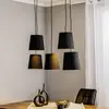 Image de Lucande Thamila suspension, noire, chêne