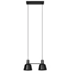 Image de Lucande Suspension Servan à intensité variable (Moderne) en Noir Métal e. a. pour Salon & Salle manger (à 2 lampes, E27) design suspension lampe plafonnier