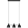 Image de Lucande Suspension Servan à intensité variable (Moderne) en Noir Métal e. a. pour Salon & Salle manger (à 3 lampes, E27) design suspension lampe plafonnier