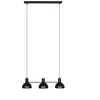 Image de Lucande Suspension Mostrid à intensité variable (Moderne) en Noir Métal e. a. pour Salon & Salle manger (à 3 lampes, E27) design suspension lampe plafonnier
