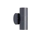 Image de PRIOS Applique Exterieur Tulimar à intensité variable (Moderne) en Noir Aluminium (à 2 lampes, GU10) Murale Luminaire Lampe Jardin Eclairage