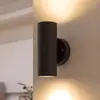 Image de Prios, applique d'extérieur Tulimar, à 2 lampes, anthracite, métal
