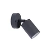Image de PRIOS Applique Exterieur Tulimar à intensité variable (Moderne) en Noir Aluminium (1 lampe,à GU10), Murale Luminaire Lampe Jardin Eclairage