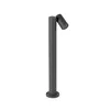 Image de PRIOS Luminaire extérieur Tulimar à intensité variable (Moderne) en Noir Aluminium (1 lampe,à GU10), Borne lumineuse borne luminaire pour socle