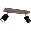 Image de Envostar Alara spot à 2 lampes pin gris