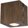 Image de Envostar Tuni Downlight, pin teinté noyer