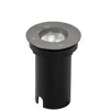 Image de PRIOS Spots encastrables dans le sol Riya (Moderne) en Gris Inox (1 lampe,à GU10), Spot encastrable extérieur