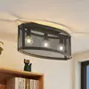 Image de Lindby Mizgin plafonnier avec grille à 3 lampes