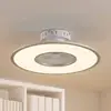 Image de Lindby ventilateur de plafond LED Romea, rond, courant continu, silencieux, 60
