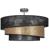 Image de Lindby Plafonnier Tissu Ayvira à intensité variable (Moderne) en Noir e. a. pour Salon & Salle manger (à 3 lampes, E27) Luminaire Lampe Plafond Eclerage Eclairage Interieur