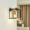 Image de Lucande Vlados Applique murale design, cage, 29 cm