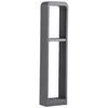 Image de Lindby LED Eclairage Exterieur Darko (Moderne) en Gris Aluminium (1 lampe,à), Luminaire Lampe Jardin Borne Lumineuse