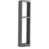 Image de Lindby LED Eclairage Exterieur Darko (Moderne) en Gris Aluminium (1 lampe,à), Luminaire Lampe Jardin Borne Lumineuse