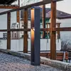 Image de Lindby, borne lumineuse LED Darko, 100 cm, gris, métal, IP54