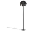 Image de Lucande Lampadaire Aparas (Moderne) en Noir Métal e. a. pour Salon & Salle à manger (1 lampe,à E27), lampe sur pied design de salon lampadaire éclairage indirect