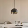 Image de Lucande Aparas Suspension aspect feuille, 1 lampe, 35 cm