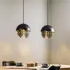Image de Lucande Aparas Suspension aspect feuille, à 2 lampes