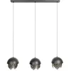 Image de Lucande Suspension Aparas à intensité variable (Moderne) en Noir Métal e. a. pour Salon & Salle manger (à 3 lampes, E27) design suspension lampe plafonnier