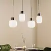 Image de Lucande Lomeris Suspension à 4 lampes, blanc
