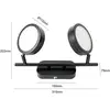 Image de Lindby spot Neros, noir, à 2 lampes, 31,5 cm, CCT, fer
