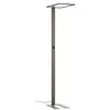 Image de PRIOS LED Lampadaires de bureau Taronis à intensité variable (Moderne) en Gris Aluminium e. a. pour Bureau (1 lampe,à), Lampe lampe travail lampadaire éclairage