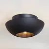 Image de Lucande plafonnier Kellina, Ø 48 cm, noir, métal