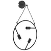Image de Lucande Applique Linnard à intensité variable (Moderne) en Noir Métal e. a. pour Salon & Salle manger (à 3 lampes, E27) Appliques design applique