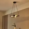 Image de Lucande Linnard Suspension en acier à 3 lampes