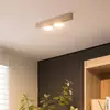 Image de Lucande Kellino plafonnier à 2 lampes, nickel