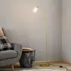 Image de Lucande Taylan lampe sur pied fer abat-jour verre