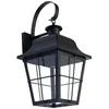 Image de Lindby Applique Exterieur Mertollio à intensité variable (Antique, Classic) en Noir Métal (1 lampe,à E27) Murale Luminaire Lampe Jardin Eclairage