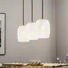 Image de Suspension Lucande Taylan à 3 lampes allongées