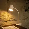 Image de Lindby Ailina lampe à table LED, pied à pince, blanc
