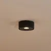 Image de Plafonnier LED Arcchio Rotari, noir, métal, Ø 12 cm