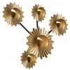 Image de Lindby Applique Murale Senmia à intensité variable (Moderne) en Doré Métal e. a. pour Salon & Salle manger (à 5 lampes, G9) Lampe Eclairage Luminaire Mural