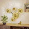 Image de Lindby Senmia applique en doré, à cinq lampes