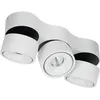 Image de Arcchio LED Plafonnier Rotari à intensité variable (Moderne) en Blanc Aluminium e. a. pour Salon & Salle manger (à 3 lampes,), Eclairage Lampe Luminaire Plafond Eclerage