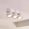 Image de Spot pour plafond LED Arcchio, lentilles, à 3 lampes, blanc