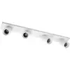 Image de Spot Arcchio Brinja, blanc, angulaire, Ø 7 cm, à 4 lampes, GU10
