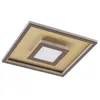 Image de Lindby LED Plafonnier Pekela à intensité variable (Moderne) en Marron Aluminium e. a. pour Salon & Salle manger (1 lampe,à), Eclairage Lampe Luminaire Plafond Eclerage