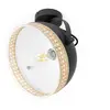Image de Lindby Lonnaris plafonnier avec rotin, inclinable