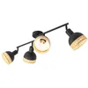Image de Lindby Spot Lonnaris à intensité variable (Antique, Classic) en Noir Métal e. a. pour Salon & Salle manger (à 4 lampes E14) Lampe encastrable plafonnier applique