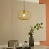 Image de Lindby Solvira suspension, tressage bambou, rond