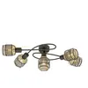 Image de Lindby Plafonnier Eudoria à intensité variable (Moderne) en Noir Métal e. a. pour Salon & Salle manger (à 5 lampes, E14), Luminaire Plafonnier, Lampe Plafond, Eclerage Eclairage