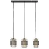Image de Lindby Plafonnier Eudoria à intensité variable (Moderne) en Noir Métal e. a. pour Salon & Salle manger (à 3 lampes, E27), Luminaire Plafonnier, Lampe Plafond, Eclerage Eclairage