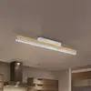 Image de Quitani, plafonnier LED Keijo, nickel/chêne