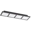 Image de Lindby LED Plafonnier Raymie à intensité variable (Moderne) en Noir e. a. pour Salon & Salle manger (à 4 lampes,), Eclairage Lampe Luminaire Plafond Eclerage