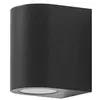 Image de PRIOS Applique Exterieur Irfan à intensité variable (Moderne) en Noir (1 lampe,à GU10), Murale Luminaire Lampe Jardin Eclairage