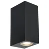 Image de PRIOS Applique Exterieur Irfan à intensité variable (Moderne) en Noir (1 lampe,à GU10), Murale Luminaire Lampe Jardin Eclairage